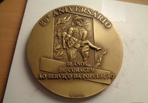 Medalha Bombeiros Areosa Rio Tinto 80º Aniversário
