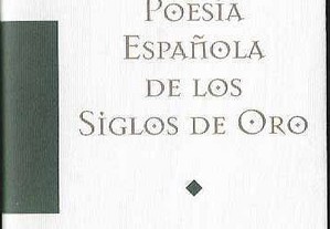 Andrés Amorós. Poesía Española de los Siglos de Oro. Antología.