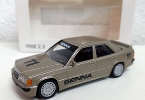 Mercedes Benz 190 E 2.3 16 - Senna 1984 - Norev - Esc. 1/43 NOVO