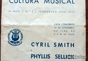 Antigo e Invulgar Catálogo Publicitário do Teatro Nacional de S. Carlos - 1944