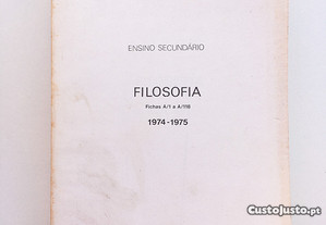 Filosofia, Fichas A/1 a A/118, 1974-1975
