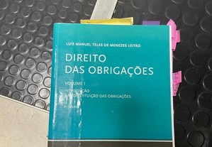 livro menezes leitao-direito das obrigacoes- vol 1