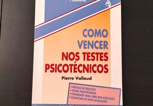 VEND - Pierre Vallaud - Como vencer nos testes psicotécnicos