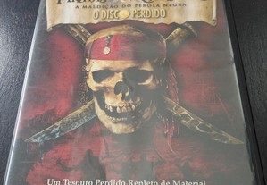 dvd: "Piratas das Caraíbas - A maldição do Pérola Negra, O disco perdido"