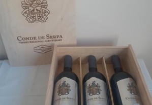 Conjunto Vinho Tinto Conde de Serpa Grande Reserva
