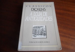 "A Loja de Antiguidades" de Charles Dickens - Edição de 1988