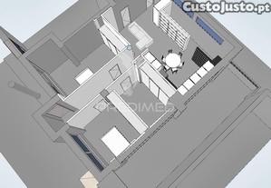 T2+1 moderno, mobilado e equipado | design contemporâneo e pronto a habitar
