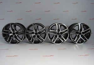 Jantes Look Peugeot 308 16 x 7 et 48 5x108 Gloss Black / Machined 