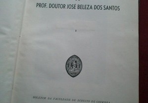 Estudos «In Memoriam» do Prof. José Beleza dos Santos-1966