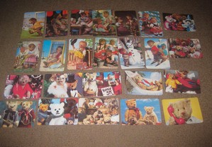 24 Calendários de "Ursos de Peluche" Colecção Completa! Rara!