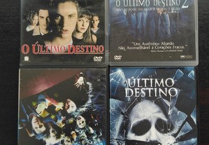 dvd: quatro filmes da saga "O último destino"