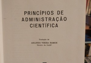 Princípios de Administração Cientifica 1957