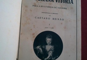 Caetano Beirão-Cartas da Rainha D. Mariana Vitória-1936