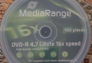 100 Dvd-R MediaRange 16x 4.7 gb - Porto