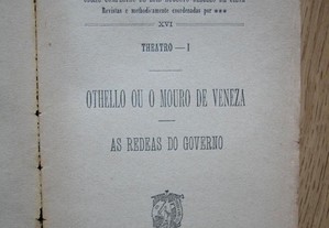Theatro I. Othelo. L. A. Rebello da Silva. 1907