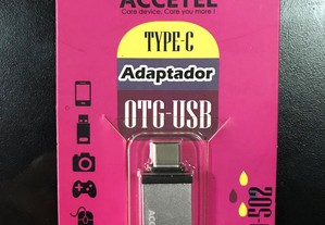 Adaptador OTG Type-C (USB-C) para USB