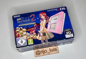 Caixa Nintendo 2DS Rosa New Style Boutique 2 Edition