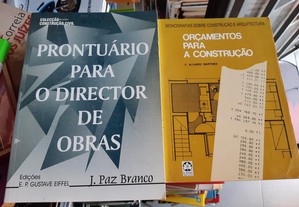 Obras de J. Paz Branco e F. Alvarez Martinez