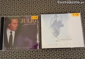 Msica em Cd Top Jlio Iglesias e Frank Sinatra