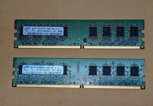 Memórias RAM 4gb DDR2 6400u-666