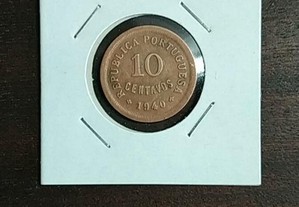 Moeda de 10 centavos de 1940