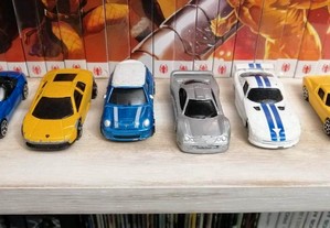 6 carros miniatura - razoavel estado