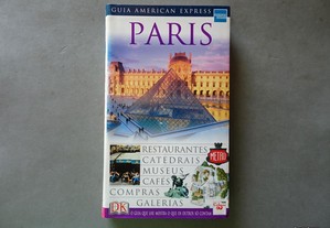 Livro Guia Turístico / Guia de viagem American Express Paris