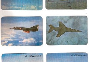 Coleção completa de 12 calendários sobre Aviões 1992