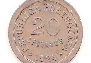 Moeda 20 Centavos 1924