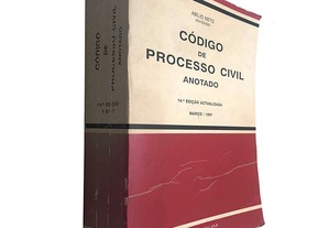 Código de processo civil anotado (14.ª Edição - 1997) - Abílio Neto