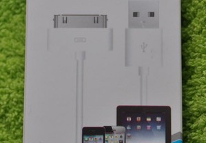 Cabo USB Apple Iphone 4G/4S/3G/3S e Ipad 1,2 e 3