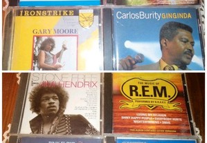 CDs Música africana. Já. Hendrix. Beatles etc