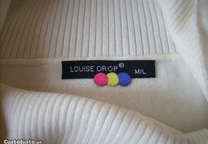 Camisola Louise Orop, cor branco e tamanho M/L. Artigo novo