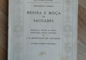 livro: Bernardim Ribeiro "Menina e moça ou Saudades"