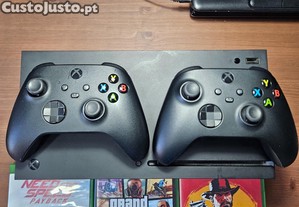 Xbox Series X 1TB + 2 comandos + 3 jogos