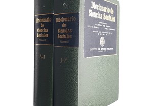 Dicionario de Ciencias Sociales (2 Volumes) - Salustiano del Campo