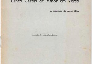Eugénio Lapa Carneiro, Arminda Pascoal Coutinho. Cinco Cartas de Amor em Verso.
