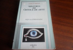 "História da Crítica de Arte" de Lionello Venturi - 1ª Edição de 1984