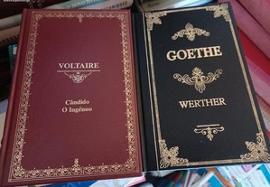 Obras de Voltaire e Goethe ( Amigos do Livro)