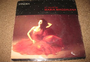 Vinil Single 45 rpm da Sandra "(I`ll Never Be) Maria Magdalena"