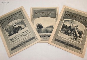 3 Revistas La guerre Illustrée - 1916