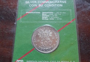 Moeda comemorativa México 1986 prata