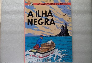 Livro As aventuras de Tintim - A Ilha Negra