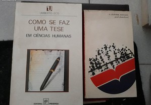 Obras de Umberto Eco e Paul Chauchard