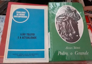 Obras de Leão Tolstoi e Alexis Tolstoi