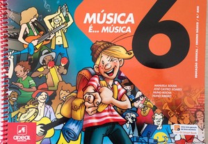 MÚSICA É...MÚSICA 6 , Educação Musical, 6 ano