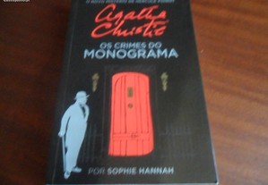 "Os Crimes do Monograma" de Sophie Hannah - 1ª Edição de 2014