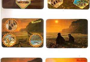Coleção completa de 12 calendários sobre Nazaré 1988