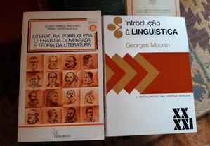 Obras de Álvaro Manuel Machado e Georges Mounin