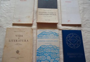 Vário livros de literatura Sofia Melo Brayner -Eugénio de Andrade e Diamantes